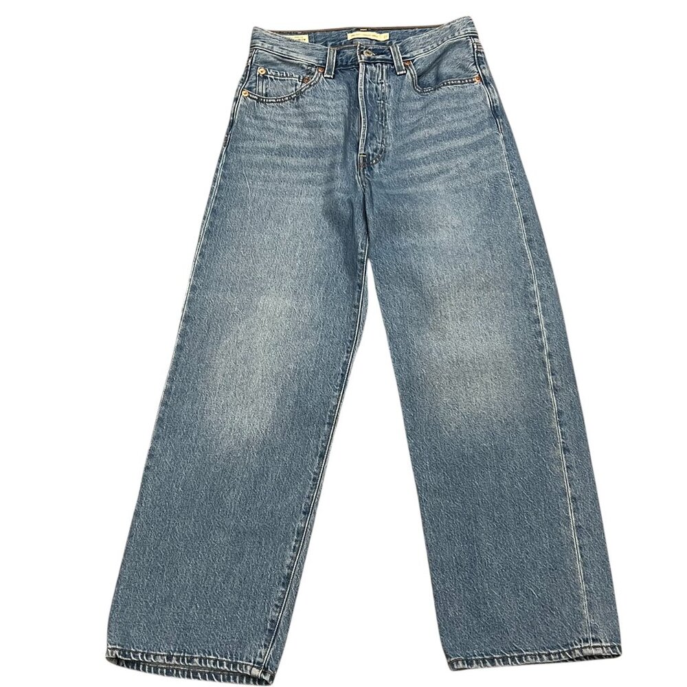Levi's Ribcage Straight Ankle Jeans, Light-Med Wash, 27